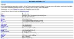 Desktop Screenshot of list.surfnet.nl